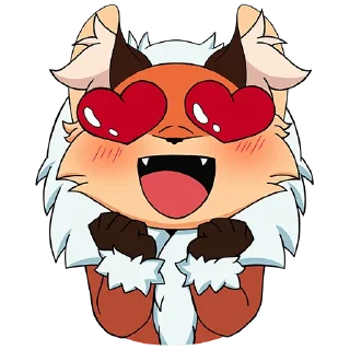❤ emoji Лиса Алиса Telegram sticker 6 of 48