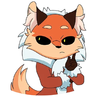 🤔 emoji Лиса Алиса Telegram sticker 7 of 48