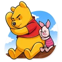 🤔 emoji Winnie the Pooh Telegram sticker 12 of 35