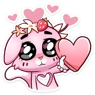 #️⃣ emoji @Stick4gram | Клубничная Ванилька Telegram sticker 7 of 48