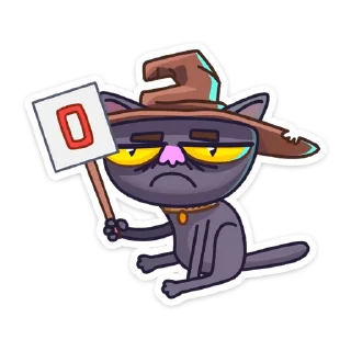 😕 emoji Кот Сима :: @stickroom Telegram sticker 13 of 49