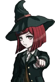 😠 emoji 🎩✨H i m i k o  Y u m e n o  b y @wanna_s_l_e_e_p ❤️🎲 Telegram sticker 20 of 120