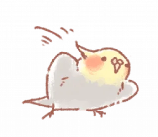 🐤 emoji ૮(ྀི ․․ )ྀིა◞ @plusikradom ♡ Telegram sticker 16 of 37