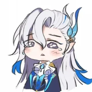 🌟 emoji ꧁༺Neuvillette ༻꧂ Telegram sticker 22 of 45