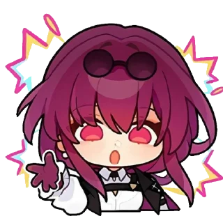 🌟 emoji хонкай||Кафка💗🎀 Telegram sticker 5 of 12