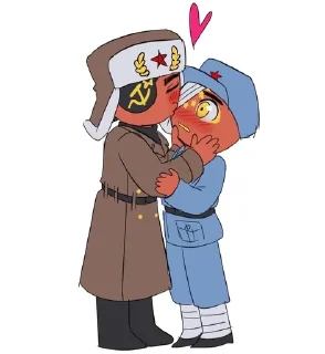 😘 emoji Countryhumans Telegram sticker 11 of 38