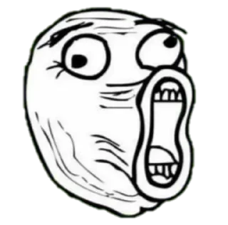 Sticker from Trollface meme project by Alex