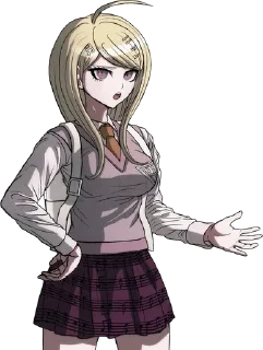 😲 emoji Kaede Akamatsu Telegram sticker 21 of 50