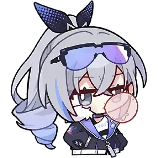 😒 emoji Chibi | @honkaistarmedia Telegram sticker 15 of 64