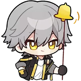 😏 emoji Chibi | @honkaistarmedia Telegram sticker 21 of 64