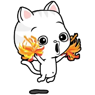🥳 emoji Kitty (by @R_o_o_m) Telegram sticker 13 of 24