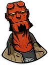 🙂 emoji Hellboy Telegram sticker 11 of 30