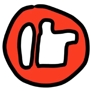 👍 emoji У меня нет прав Telegram sticker 21 of 51