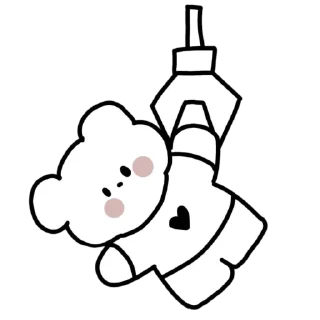 🧸 emoji ┄ ᨦ ࣪ @nerveis !  ֺ  ୭ Telegram sticker 7 of 20