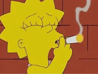 🚬 emoji The Simpsons Telegram sticker 13 of 95