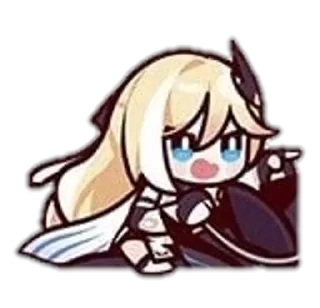 Sticker from honkai stickers