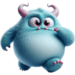 🏃‍♀‍➡️ emoji Милый Монстрик @Nyasticks Telegram sticker 23 of 26