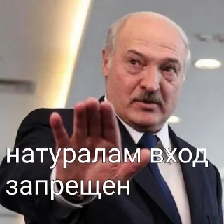 🚫 emoji Лукашенко 🥸 || @polichhhheh Telegram sticker 6 of 16