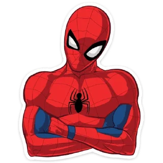 😑 emoji Человек-Паук без текста • @TgSticker Telegram sticker 11 of 92