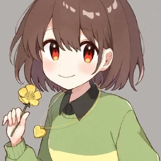 🍫 emoji 𝙘𝙝𝙖𝙧𝙖!! =) :: @stickers_undertale Telegram sticker 18 of 29