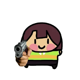 🔫 emoji Chara Telegram sticker 13 of 45