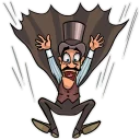 😱 emoji Professor Fate Telegram sticker 17 of 30