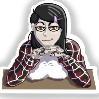 😏 emoji MCR stickers Telegram sticker 13 of 20