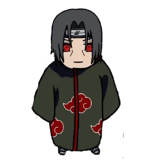 🙂 emoji Мини Акацуки Telegram sticker 10 of 11