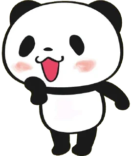 😲 emoji Little panda @Weempire @keiriststicks Telegram sticker 10 of 25