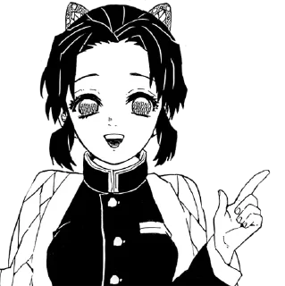 ☝️ emoji Shinobu Kochou Telegram sticker 19 of 67