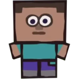 😐 emoji Minecraft Cas van de Pol Telegram sticker 1 of 61