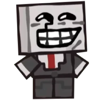 😆 emoji Minecraft Cas van de Pol Telegram sticker 13 of 61