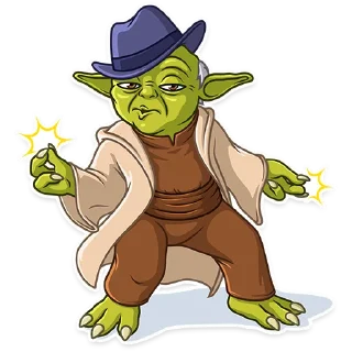 🕺 emoji Master Yoda Telegram sticker 24 of 25