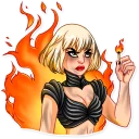 👿 emoji Lady Gaga Telegram sticker 10 of 30