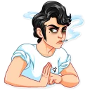 😠 emoji Lady Gaga Telegram sticker 6 of 30