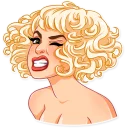 😉 emoji Lady Gaga Telegram sticker 13 of 30