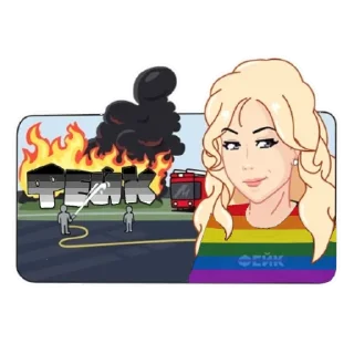 🥰 emoji Я РУССКИЙ 🇷🇺🏳‍🌈 Telegram sticker 20 of 34