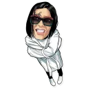 👻 emoji Cute FACE! Telegram sticker 10 of 12