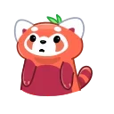 RRRed Panda sticker preview 1