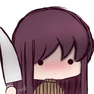 🔪 emoji Лишь Юри!! Telegram sticker 23 of 28