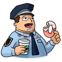 🍩 emoji Meme Police Telegram sticker 11 of 40