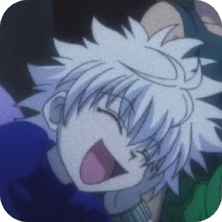 😆 emoji Killua Zoldyck • @Earth928B Telegram sticker 17 of 80