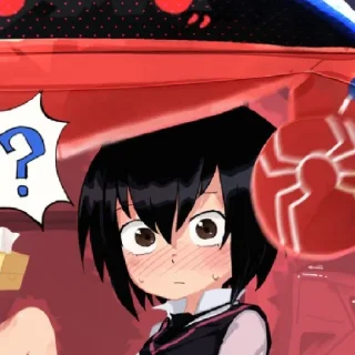 ❓ emoji Пени Паркер Telegram sticker 3 of 18