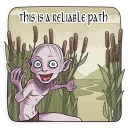 😀 emoji Gollum Telegram sticker 23 of 25