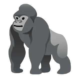🦍 emoji Животинки Telegram sticker 21 of 30