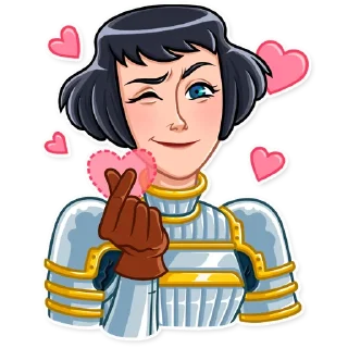 Sticker from Joan of Arc
