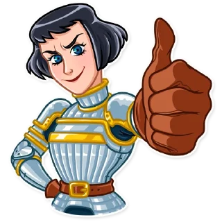 Sticker from Joan of Arc