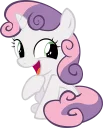 😃 emoji Sweetie Belle Pony Telegram sticker 19 of 33