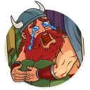 😭 emoji Viking Telegram sticker 21 of 35
