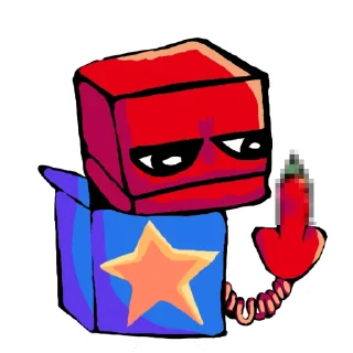 Sticker from засунь себе свой ппт в очко долбоеб